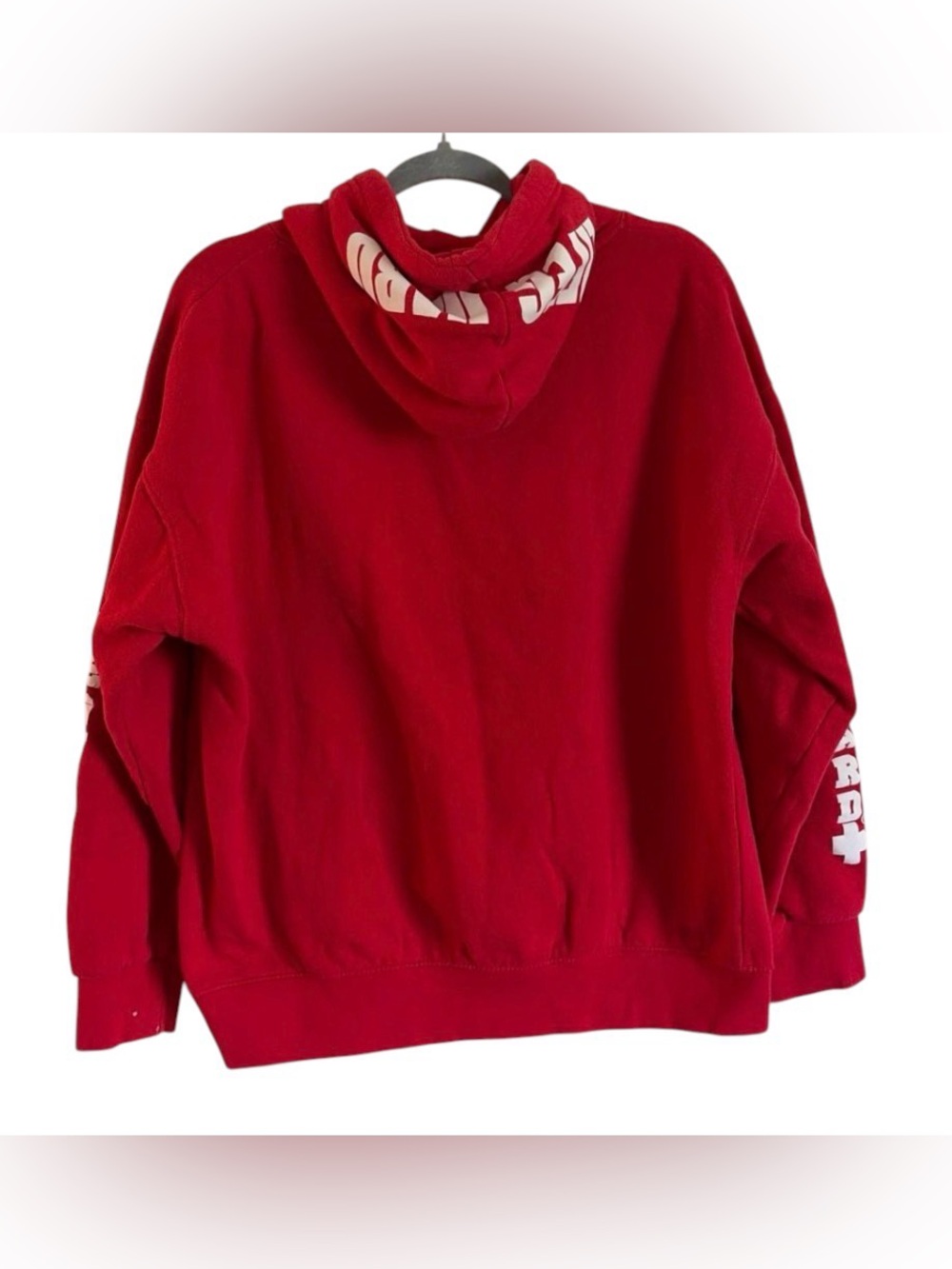 Ocean‎ City MD Lifeguard Red Hoodie Sweatshirt Size Large - Picture 2 of 6